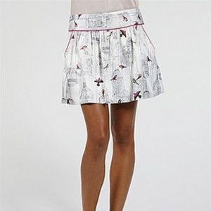 Ted baker size 0 silk birdcage skirt